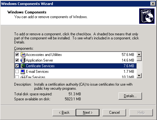 install-windows-certificate-services- Exchange